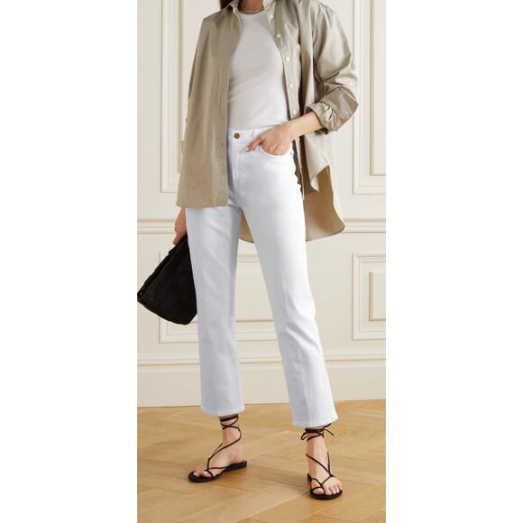 FRAME | Le High straight-leg jeans in White | Sz 29 - Picture 1 of 8